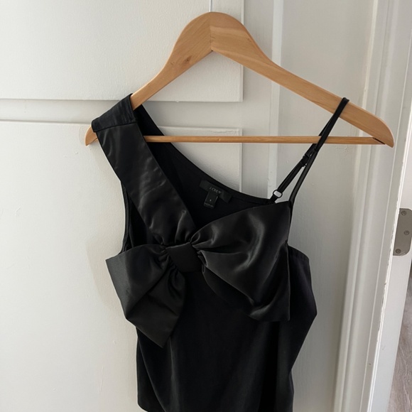 J. Crew Asymmetrical bow top Sz Small - Picture 2 of 4